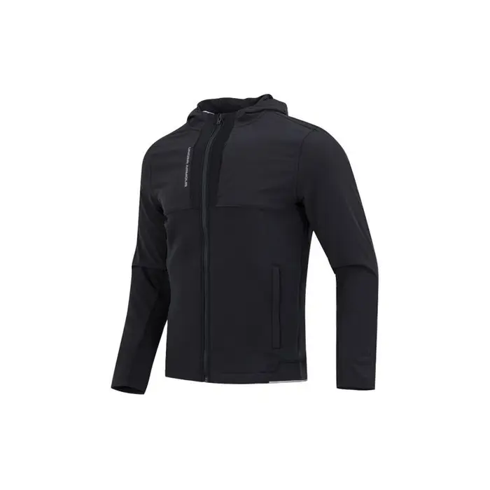 Giacca con cappuccio calda sportiva casual Under Armour Storm Daytona Fz Giacche da uomo Nero 1373412-001 XXXL