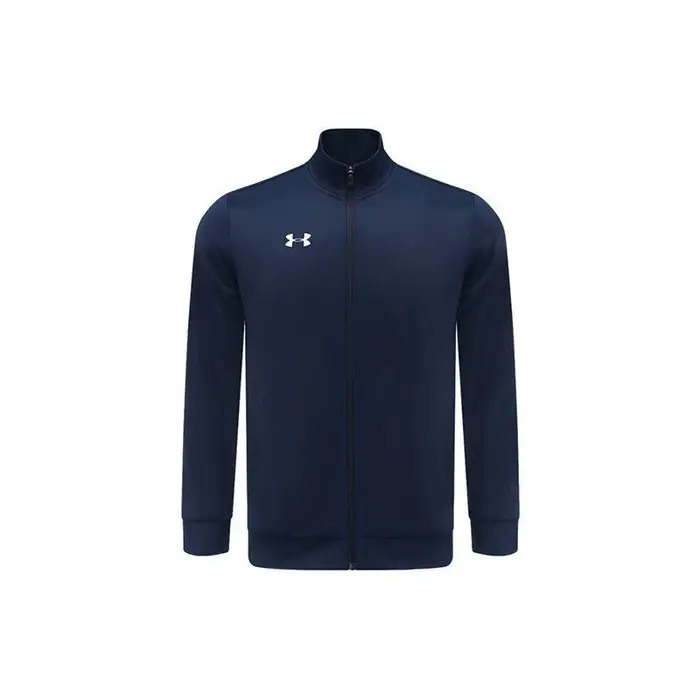 Giacca da allenamento Under Armour Sports con colletto in maglia e logo, modello Academy-Blue, da uomo, codice 21500437-408 XL