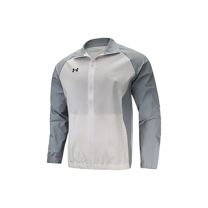 Giacca Sportiva Retro Tessuta con Logo Stampato a Blocchi di Colore Under Armour Uomo Giacca Bianca 22500402-100 XXXL