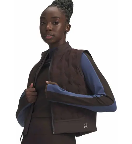 Under Armour Gilet Donna Marrone 3545137