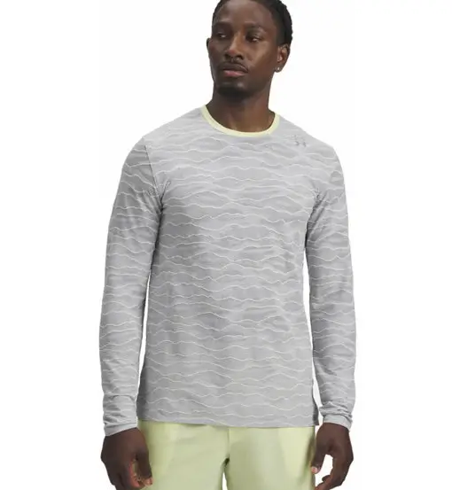 Under Armour Halo Jacquard - maglia maniche lunghe - uomo Grey
