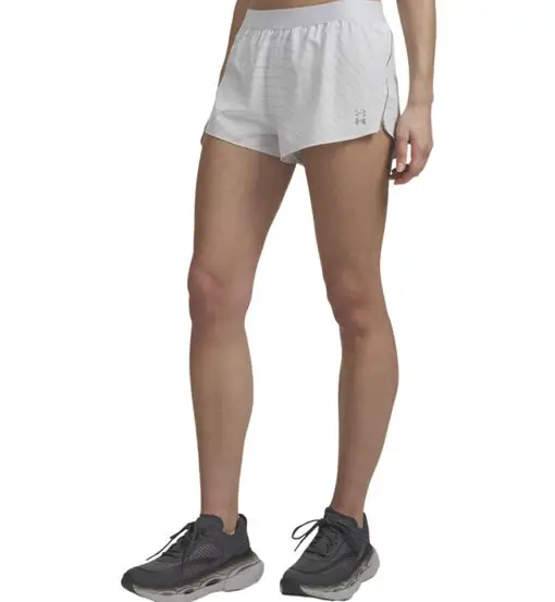 Under Armour Halo Run Reflective Short W - pantaloni corti running - donna Grey