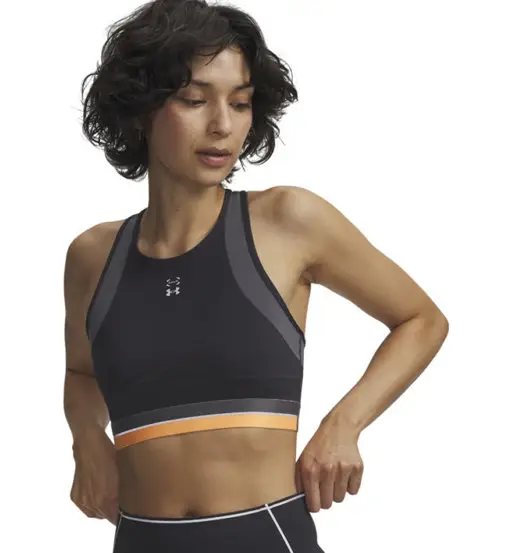 Under Armour Halo Run W - reggiseno sportivo medio sostegno - donna Grey