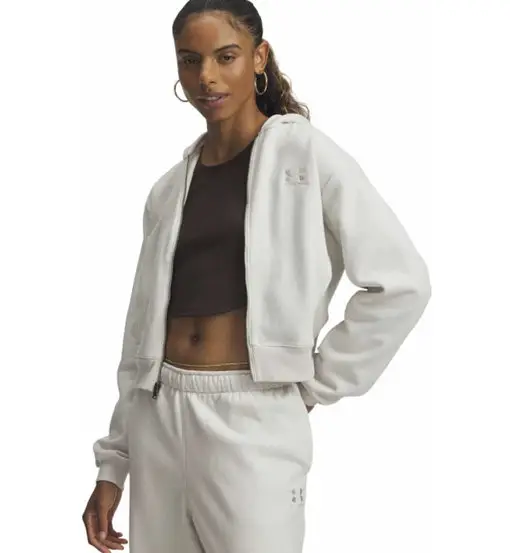 Icon Vida Fleece W - felpa con cappuccio - donna White