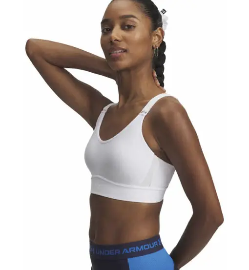 Under Armour Infinity W - reggiseno sportivo medio sostegno - donna White