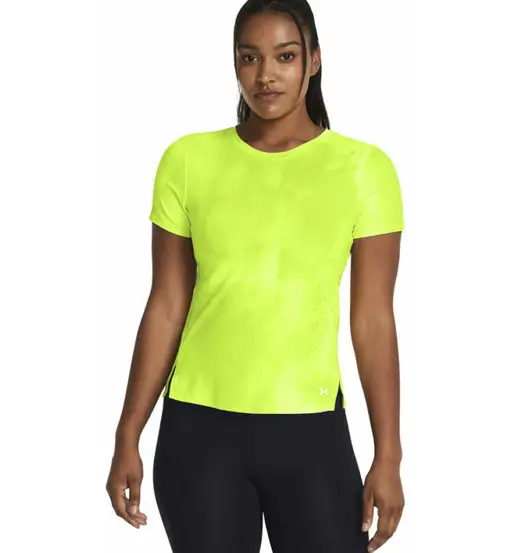 Laser Wash W - maglia running - donna Yellow