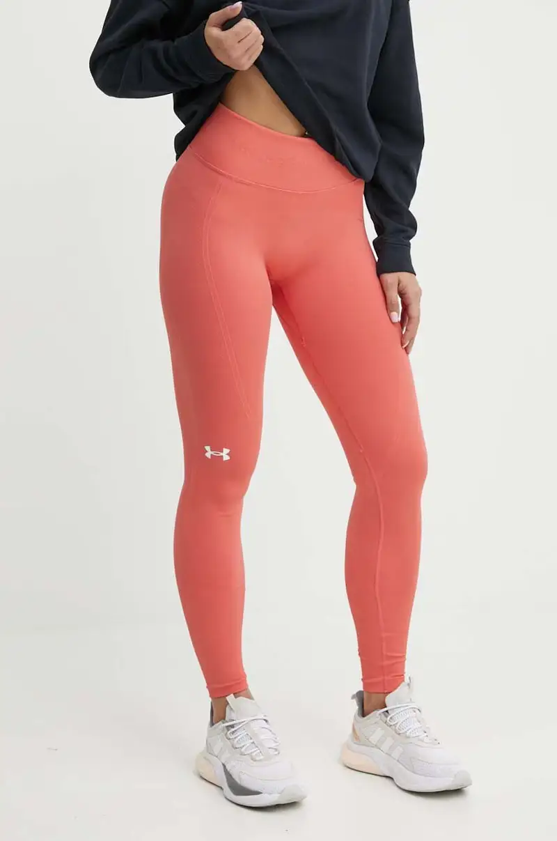 Under Armour leggings da allenamento Train colore arancione 1381662