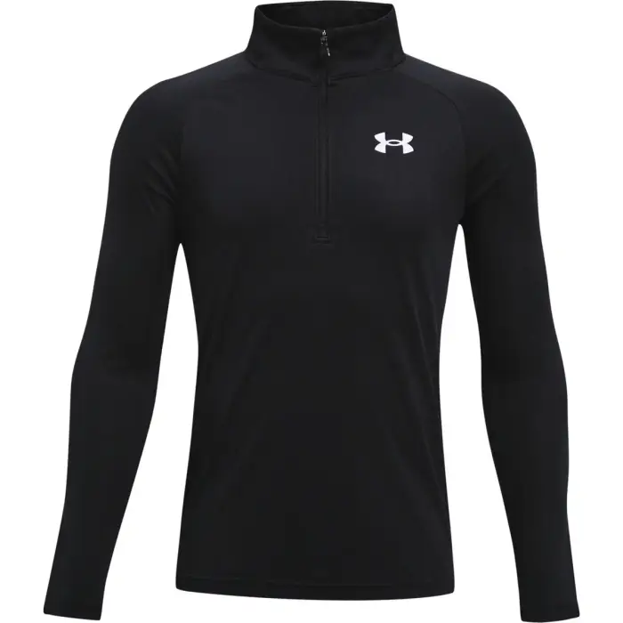 Under Armour Maglia da ragazzo Tech 2 0 1/2 Zip Noir