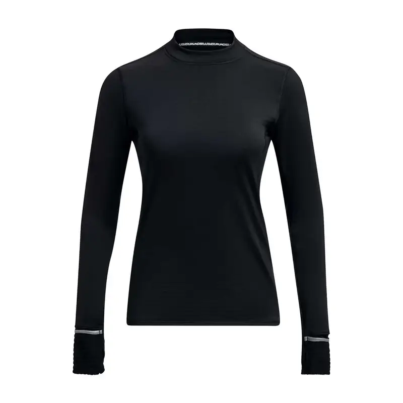 Under Armour MAGLIA MANICA LUNGA QUALIFIER COLD DONNA Nero