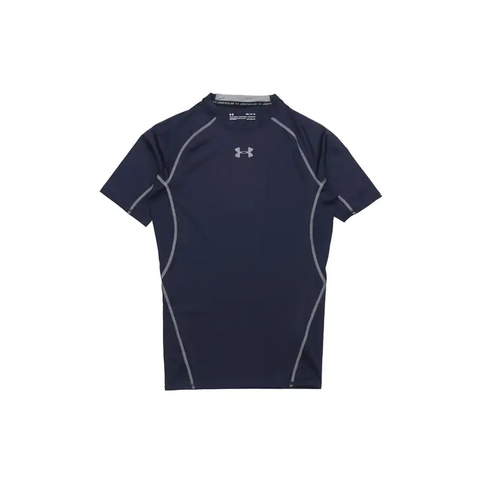 Under Armour Maglietta Sportiva Traspirante da Allenamento a Maniche Corte Uomo tops Blu Navy 1257468-410
