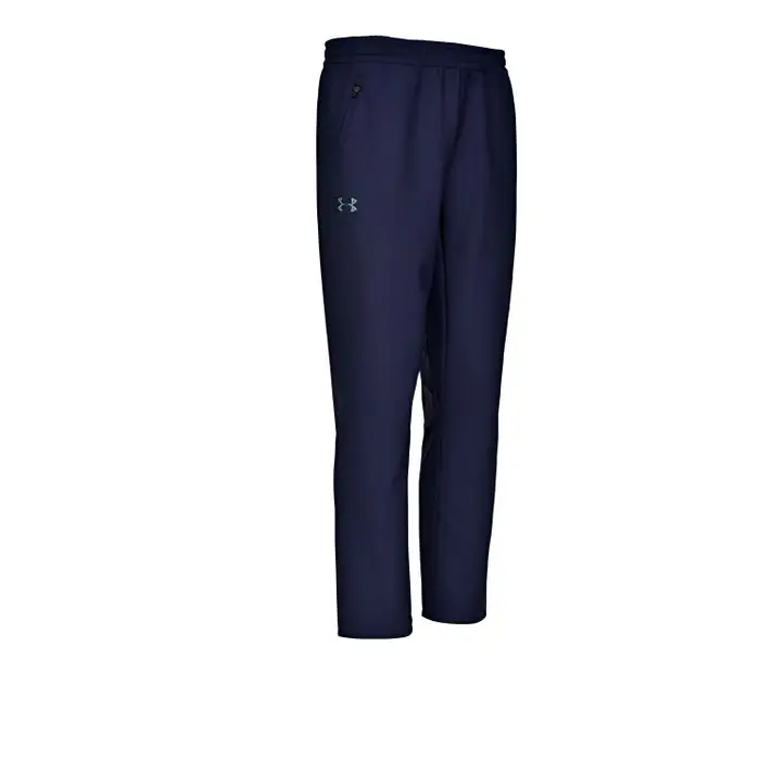 Pantaloni Casual da Esterno a Gamba Dritta Caldi Antivento in Pile Tessuto Under Armour Unisex Blu Navy 24600708-409 XL