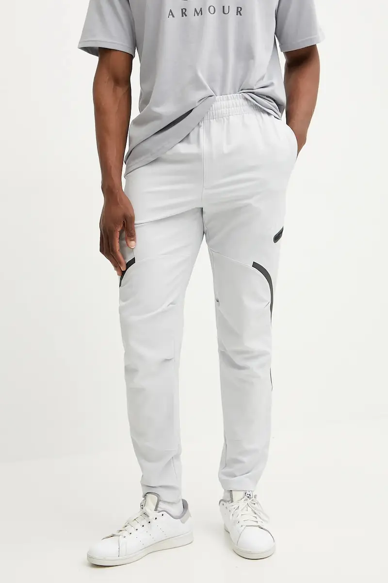 Under Armour pantaloni tuta Unstoppable uomo colore grigio 1390256