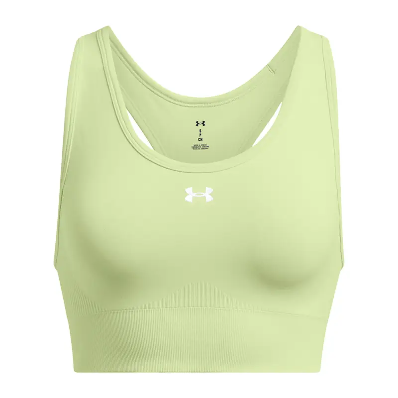 Reggiseno da allenamento Under Armour Vanish senza cuciture con marchio Mid | Under Armour Verde
