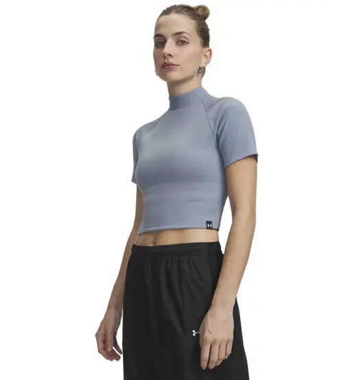Rival Rib W - maglia training manica corta - donna Blue