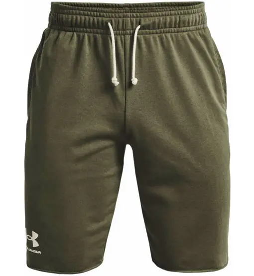 Under Armour Rival Terry - pantaloni fitness - uomo Green