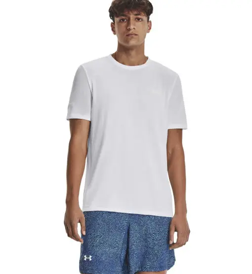 Under Armour Seamless Stride - maglia running - uomo White