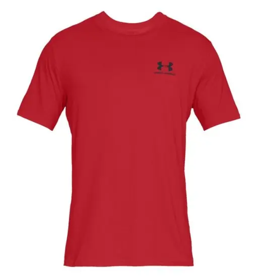Under Armour SportStyle Left Chest SS - T-shirt - uomo Red