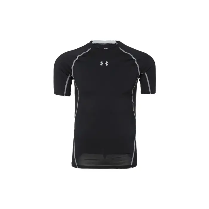 T-shirt Fitness Manica Corta Tinta Unita Uomo top Nero 1257468-001 S