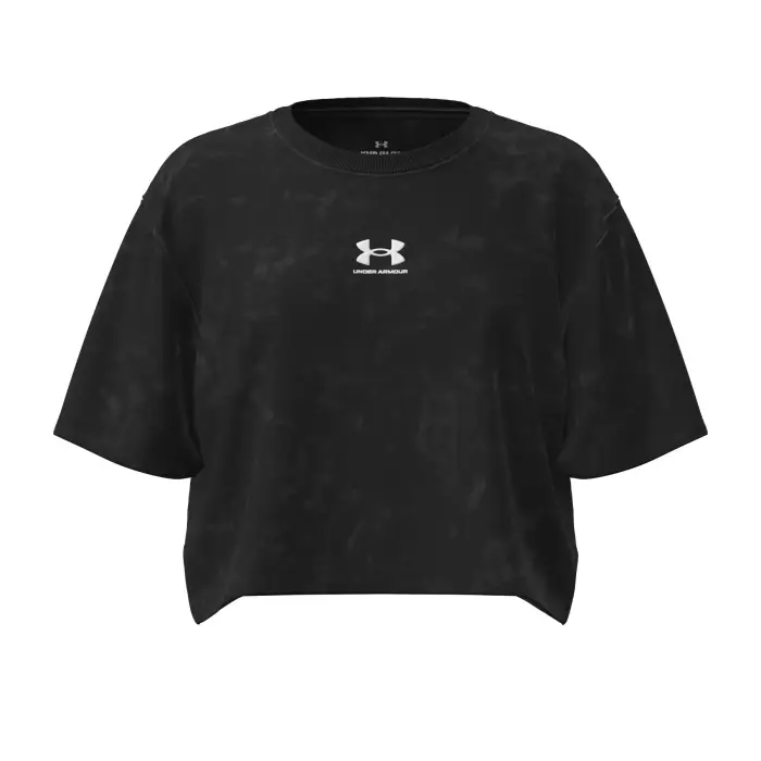 T-shirt per bambini Under Armour Rival Wash Noir