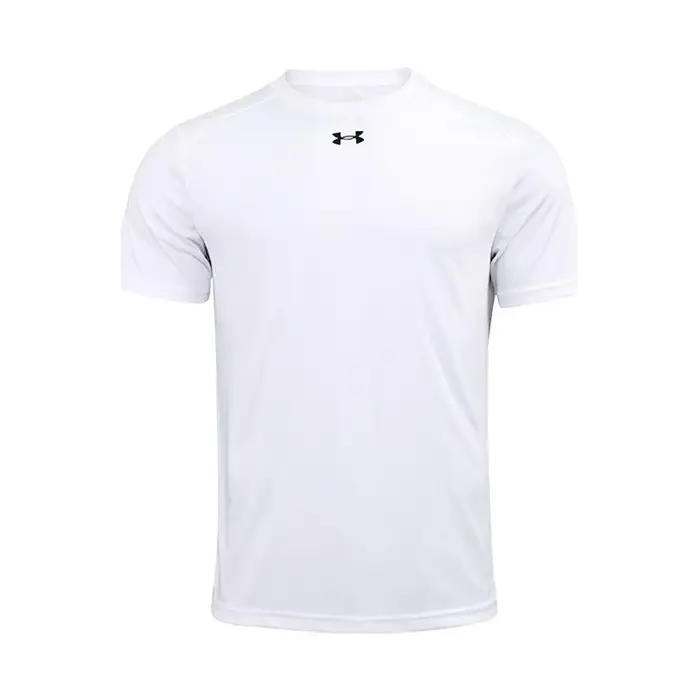 T-shirt Sportiva da Uomo Under Armour Stampata Girocollo Traspirante Asciugatura Rapida Top Bianchi 22500517-100 4XL