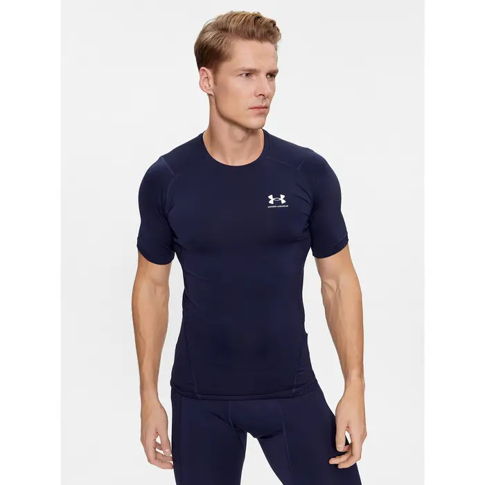 T-shirt Ua Hg Armour Comp Ss 1361518 Blu scuro Compression Fit