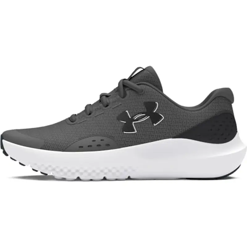 Under Armour UA Bgs Surge 4, Scarpe da Corsa Bambini e Ragazzi, Castlerock Anthracite Anthracite, 38.5 EU