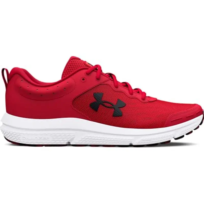 Under Armour Ua Charged Assert 10, Scarpa da corsa Uomo, Red Red Black, 47 EU