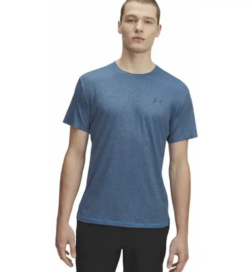 UA Vanish Elite Vent Printed - T-shirt fitness - uomo Blue