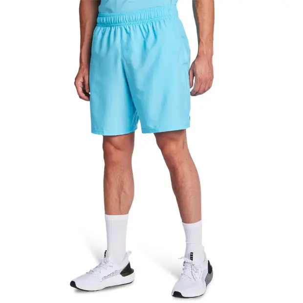 Under Armour Woven Workmark Uomo - Pantaloncini Blu Blue