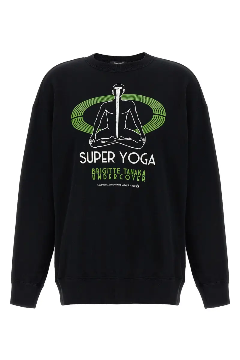 UNDERCOVER Felpa Stampa Nero