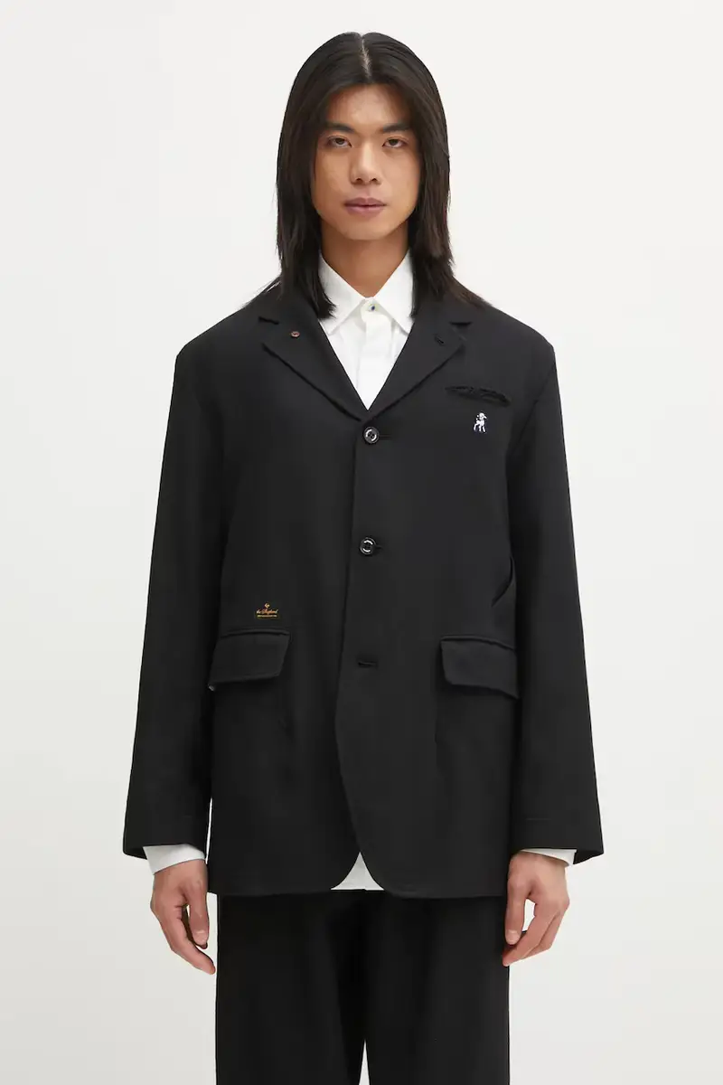 Undercover giacca in lana uomo colore nero US2E4192