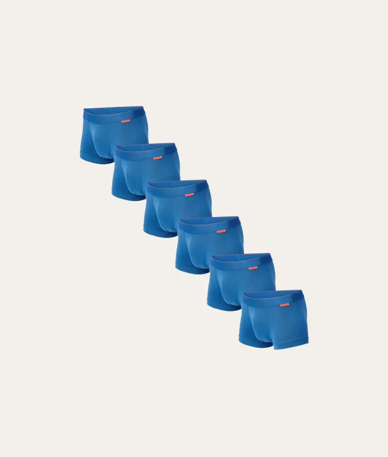 Undiemeister Confezione da 6 Trunk Azzurro Ghiaccio Iced Glacier