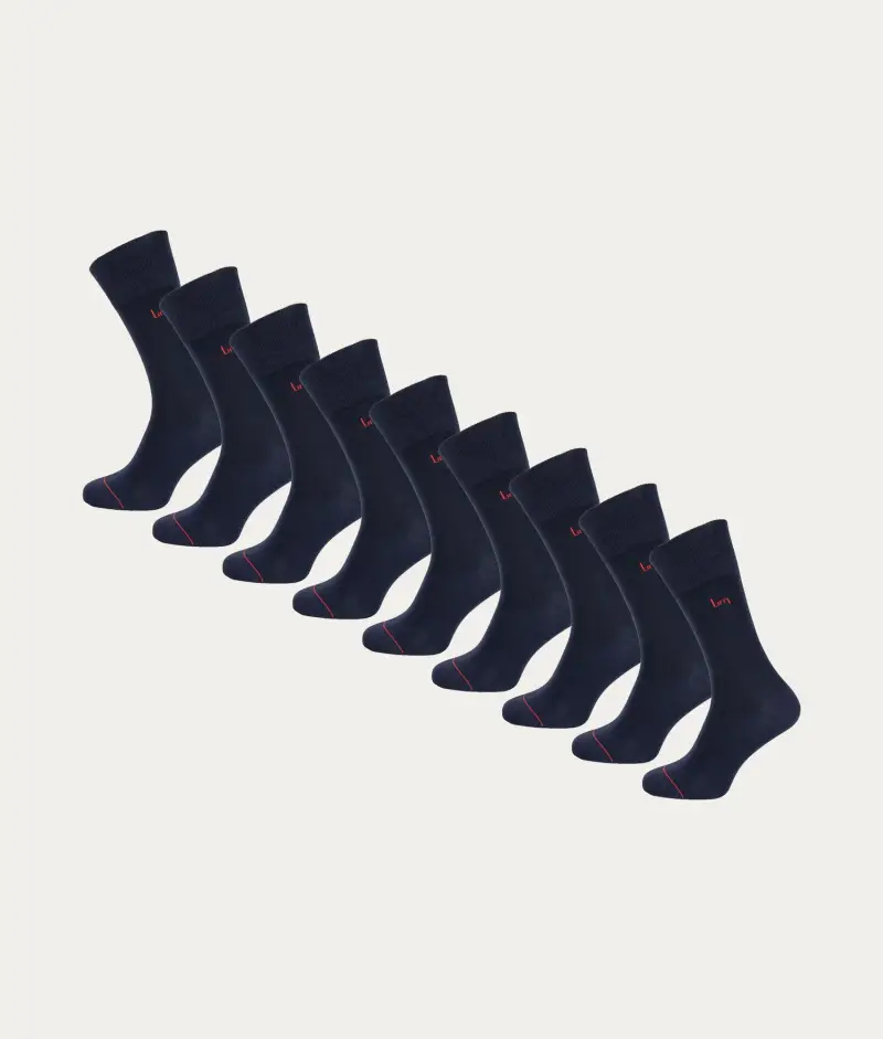 Undiemeister Confezione da 9 Calzini Blu Storm Cloud