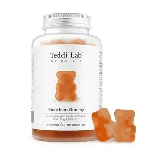 Teddi Lab Rose Iron Gummy 60 gummies