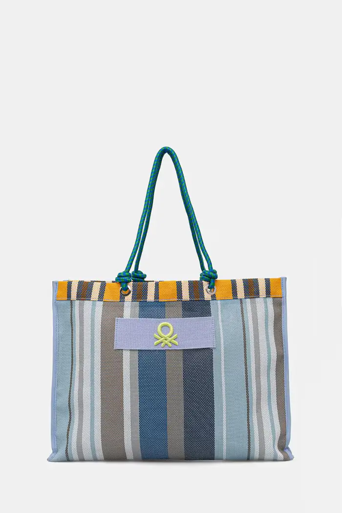 borsa tote da donna Turchese