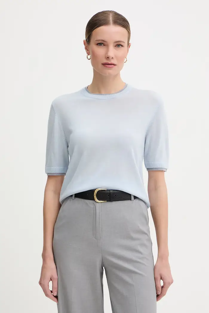 United Colors of Benetton Maglione da donna in lana Blu