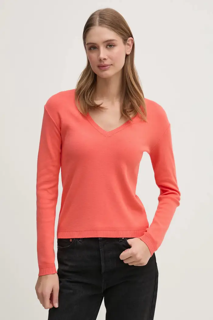 maglione in cotone Arancione