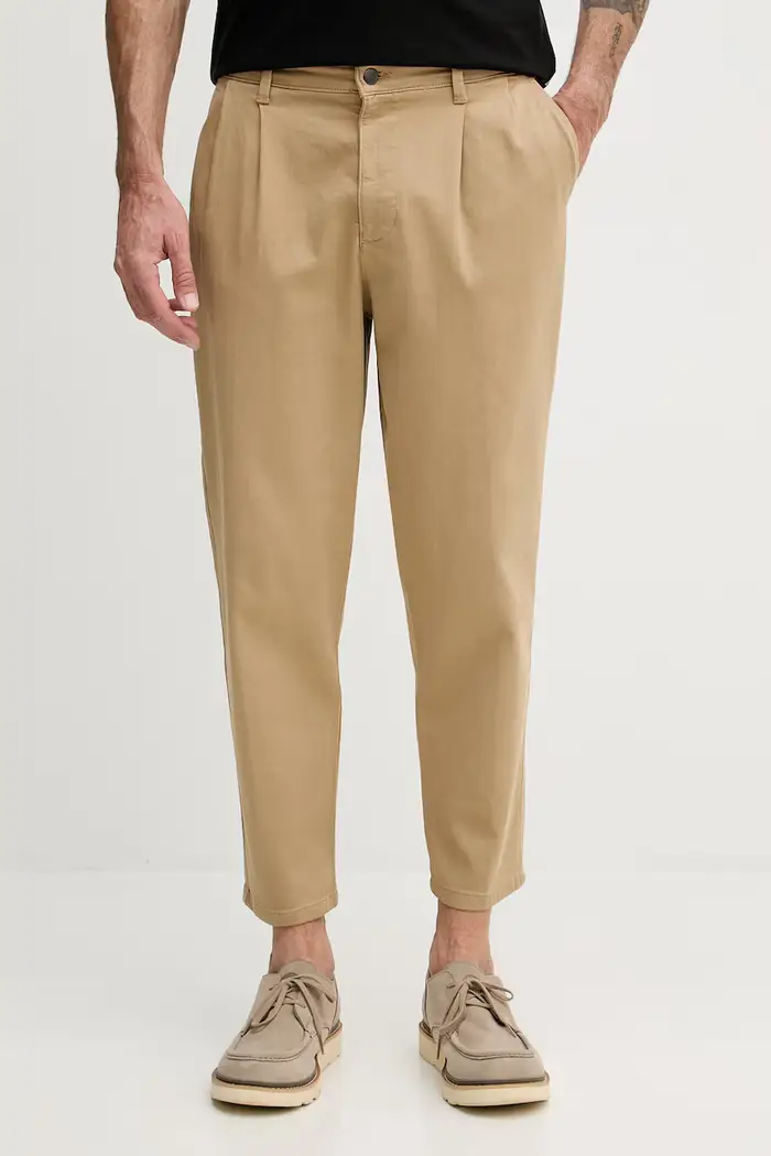 United Colors of Benetton pantaloni chinos da uomo in cotone con elastan Beige