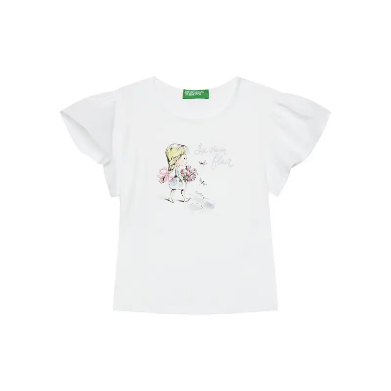 United Colors of Benetton T-shirt Bianco 3213389