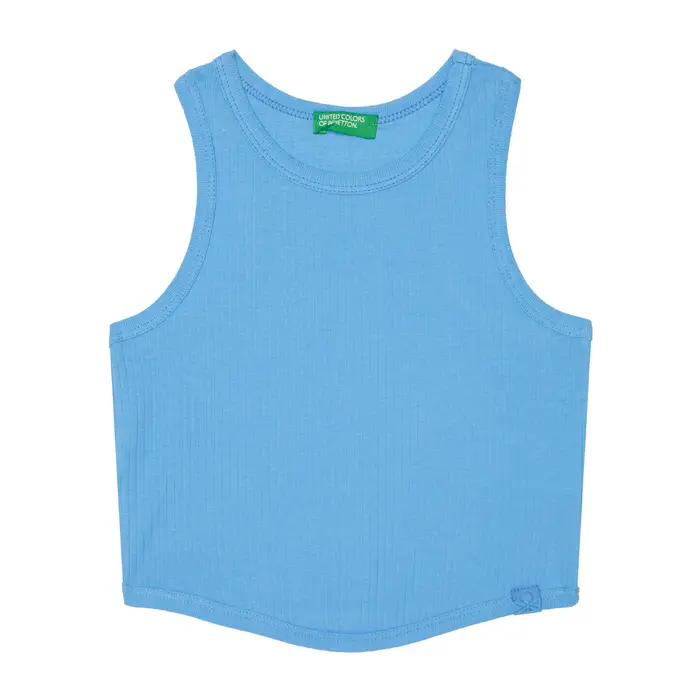 Top 31H3CH01F Blu Slim Fit