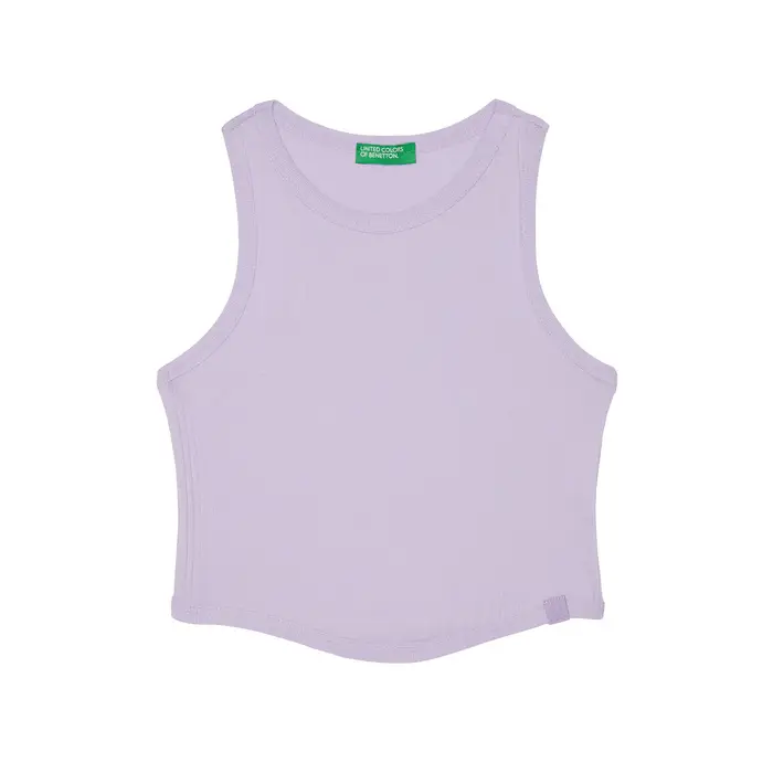 United Colors Of Benetton Top 31H3CH01F Viola Slim Fit