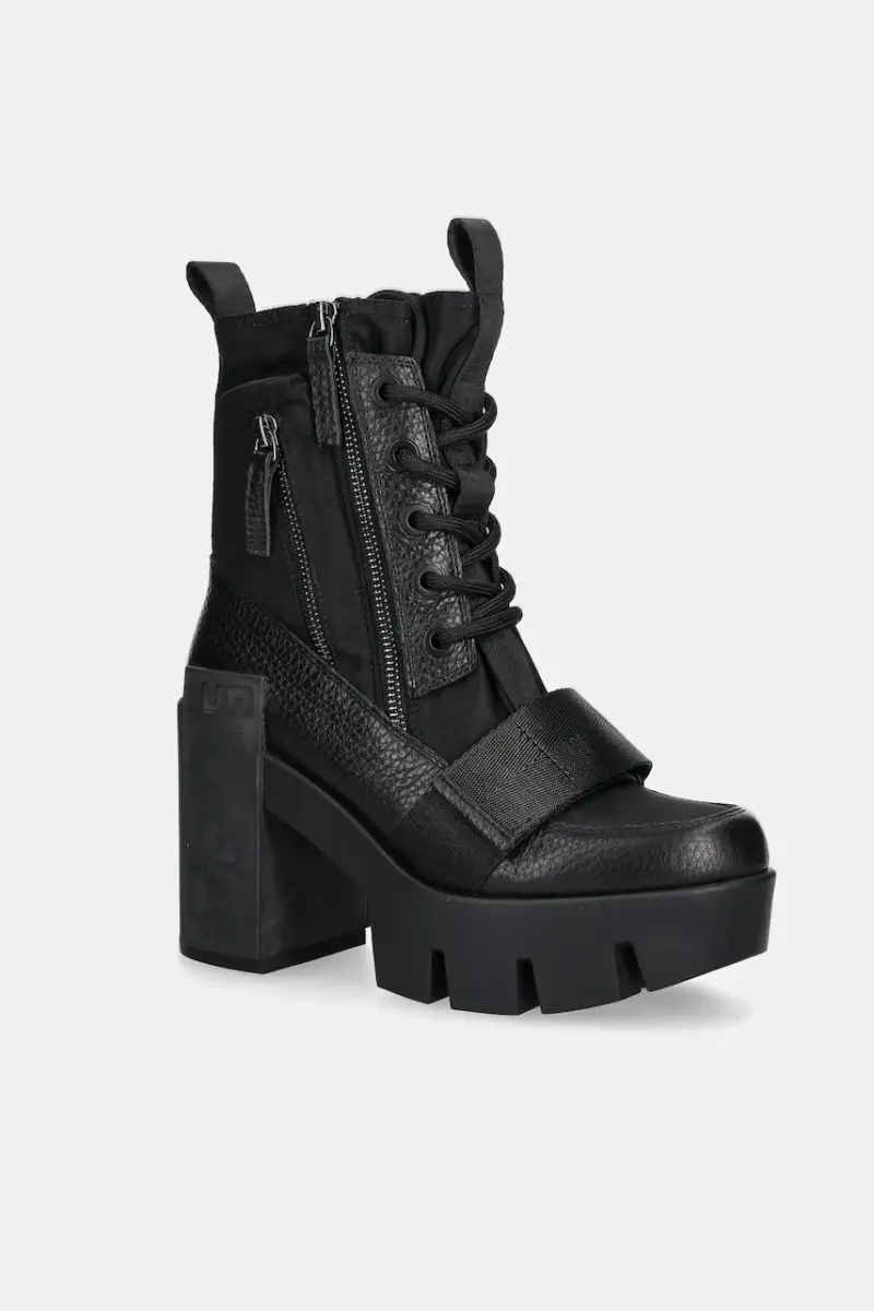 United Nude stivaletti alla caviglia Grip Combat Mid donna colore nero 1096201165