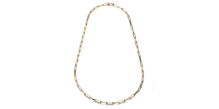 UNOAERRE Collana Lunga Paper Clip