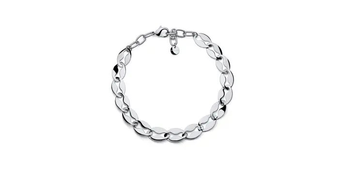 Collana Maglia Marina Argentata - Unoaerre