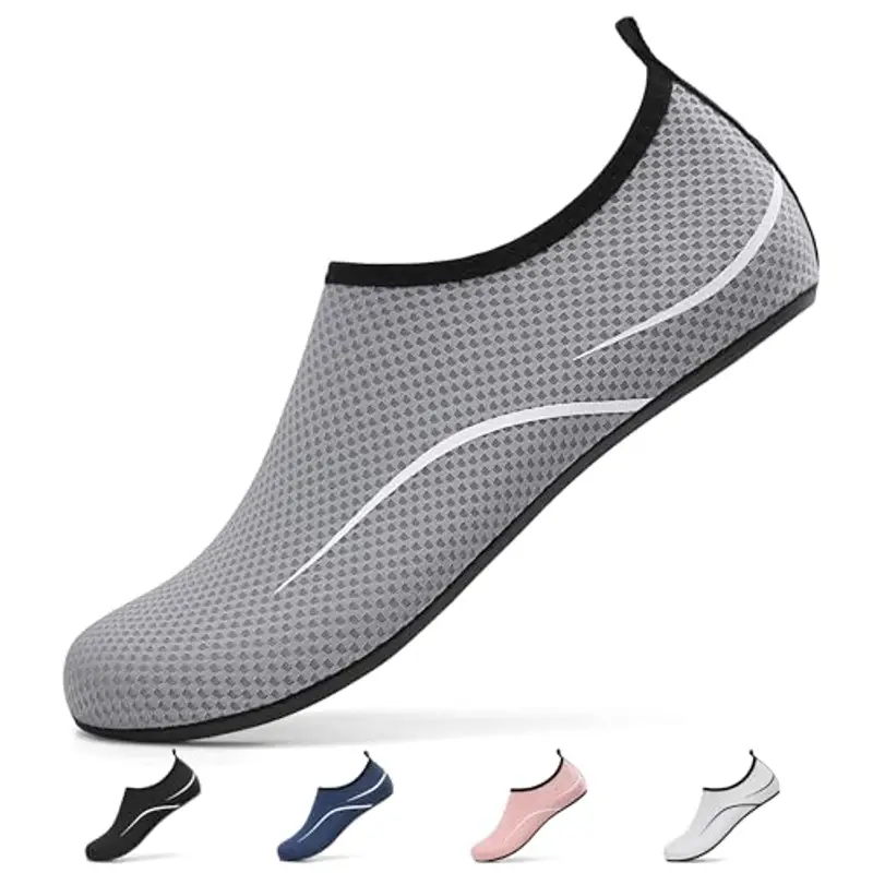 VOLHAL Uomo Donna Scarpe da Scoglio Water Shoes Scarpette per Scogli Scarpe Mare Antiscivolo Scarpe Spiaggia Traspirante Scarpe Acquatiche