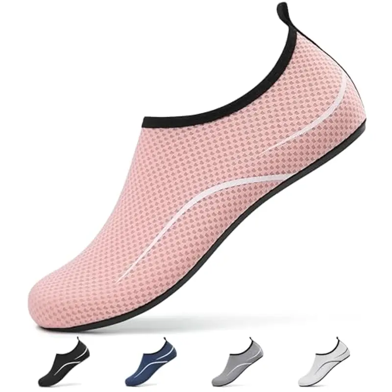 VOLHAL Uomo Donna Scarpe da Scoglio Water Shoes Scarpette per Scogli Scarpe Mare Antiscivolo Scarpe Spiaggia Traspirante Scarpe Acquatiche