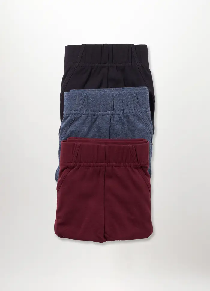 3 Pack Slip In Jersey Di Cotone Tinta Unita Uomo, Multicolor