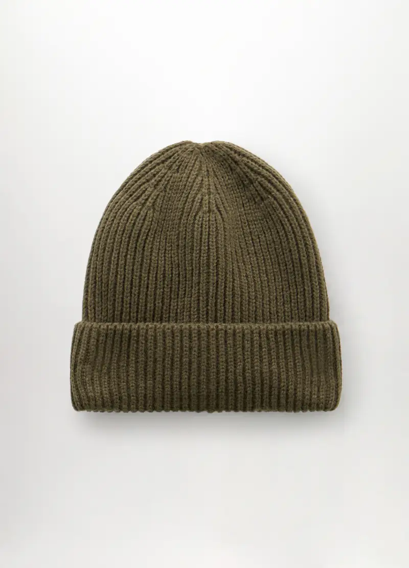 Berretto Tricot Donna, Verde scuro