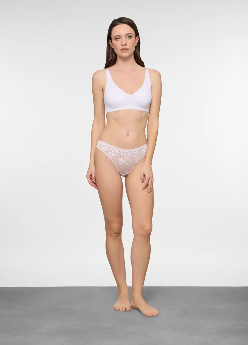 Upim Brasiliana In Tessuto Stretch Donna, Rosa chiaro