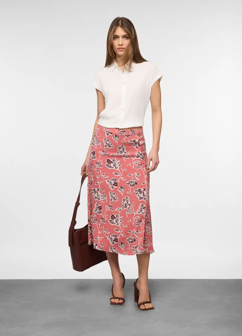 Upim Camicia Kimono Regular Fit Con Collo Alla Francese Donna, Bianco gesso